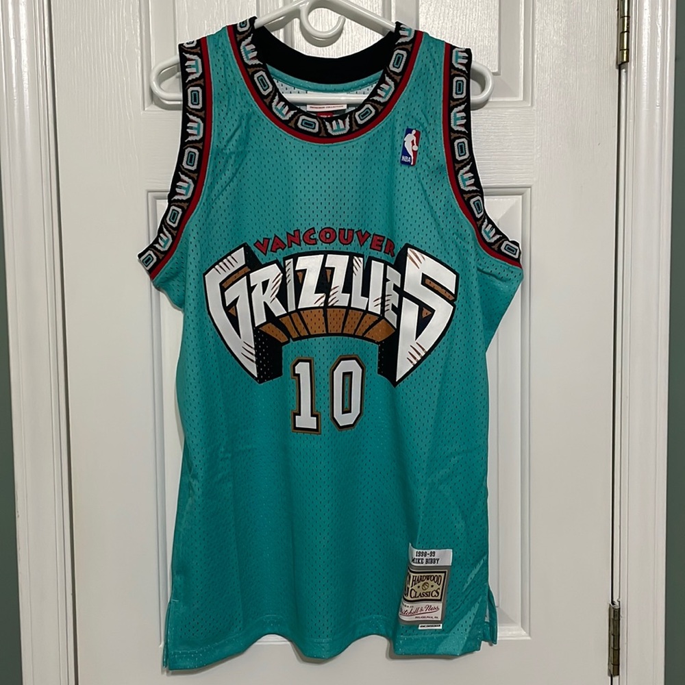 Mitchell & Ness Swingman Throwback Mike Bibby Vancouver Grizzlies Jersey - Large